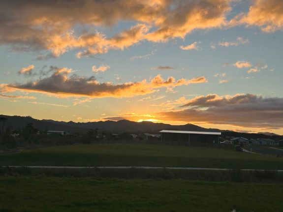 Sunset over Sunset Views Matarangi
