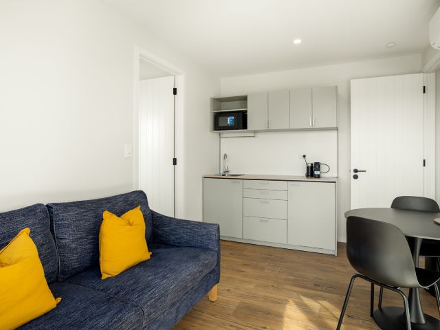 Sunset Views Matarangi - living and dining area